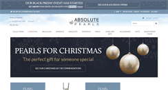Desktop Screenshot of absolutepearls.co.uk